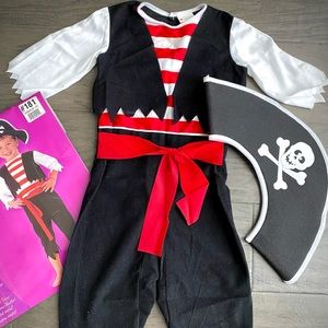 Pirate toddler costume // 3T- 4T